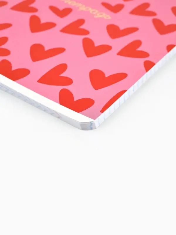 Тетради в клетку, 48 л., набор из 5 шт., блок №1 &laquo;Прямо в сердце&raquo; софт-тач, уф-лак