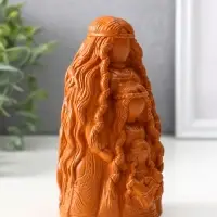 Фигура оберег &laquo;Родовница&raquo;, 13&times;7&times;6 см, красная глина