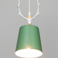 Светильник BayerLux "Олень" 1хE27 40Вт зеленый-белый 13х13х100 см
