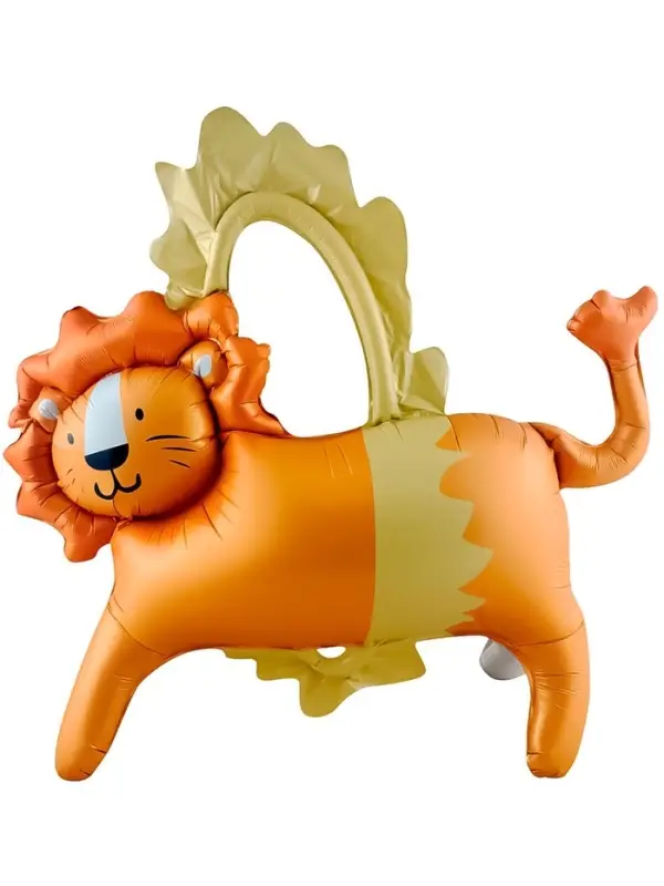 Воздушный шар фольгированный 3D 39" &laquo;Цирк. Смелый лев&raquo;, только под воздух