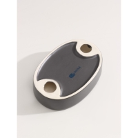 Набор аксессуаров для ванной комнаты SAVANNA &laquo;Легенда&raquo;, 3 предмета (дозатор 370 мл, мыльница, стакан), цвет серый