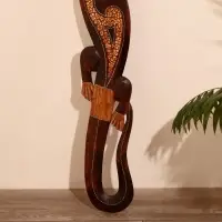 Панно дерево "Геккон" 100х14х1 см