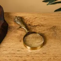 Лупа "Баскервиль" латунь 5х5х12 см