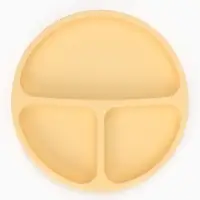 Тарелка детская секционная, 3 секции, молочный, Mum&Baby