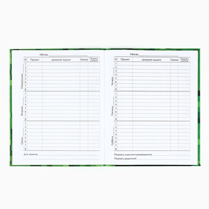 Дневник школьный для 1-11 класса, в интегральной обложке, 40 л. &laquo;Пиксель&raquo;