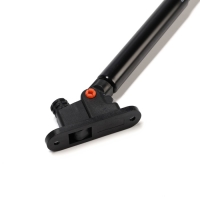 Газлифт 150N CAPPIO, с доводчиком, бесшумное открывание/закрывание, черный, с доп. защитой