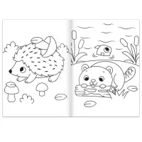 Раскраска &laquo;На лесной полянке&raquo;, 16 стр., формат А4