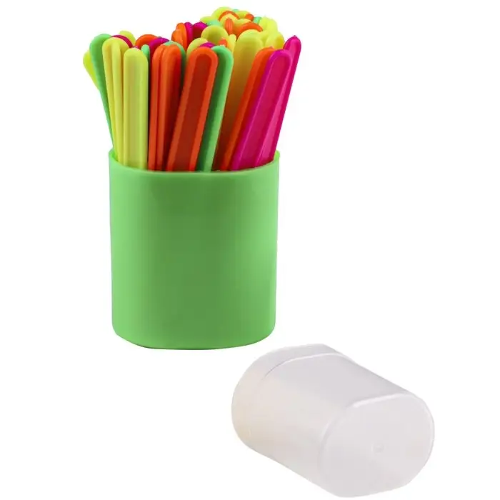 Счетные палочки 30 штук в пенале &laquo;Фонарики&raquo; Calligrata, неоновые, МИКС