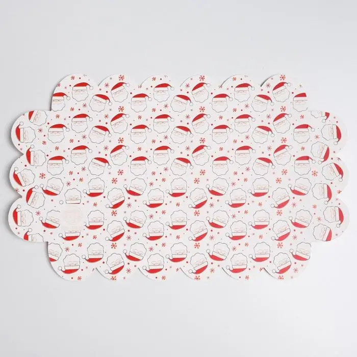 Коробка для кондитерских изделий с PVC крышкой &laquo;Счастливого Нового года!&raquo;, 10.5 х 21 х 3 см