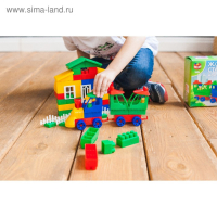 Конструктор &laquo;Мой Город: ЖД станция&raquo;, 68 деталей