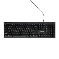 Комплект клавиатура и мышь Smartbuy ONE SBC-114282-K, проводной,мембранная,2400dpi, черный