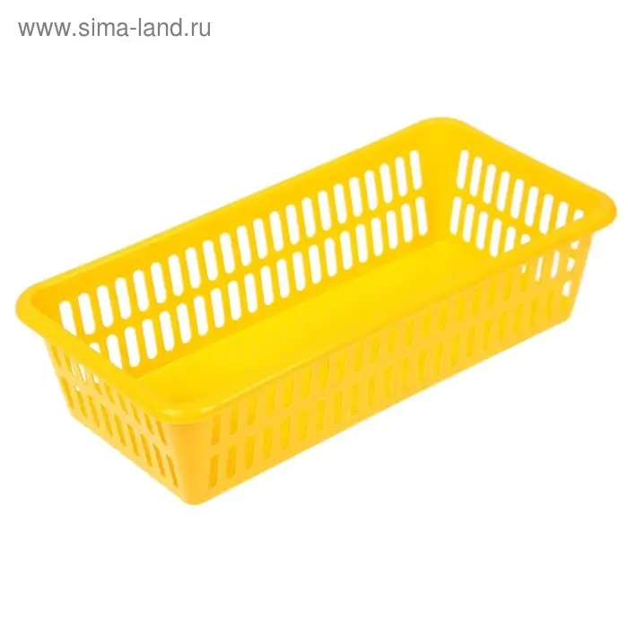 Корзина для хранения Полимербыт, пластик, 20&times;10&times;4.8 см, МИКС