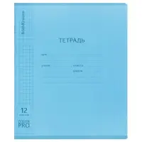 Тетрадь 12л кл ErichKrause Классика CoverPro matt, Pulse, мат.пласт.обложка, микс