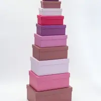 Набор коробок 10 в 1 "Радость" ,32,5 х 20 х 12,5 - 12 х 7 х 4 см