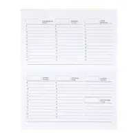 Планинг недатированный A6, с открывными листами, 50 листов, на склейке, мягкая обложка, Планер трудоголика