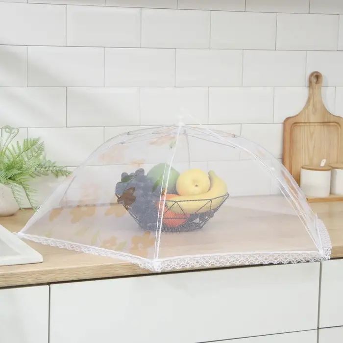 Сетка для продуктов защитная &laquo;Зонтик&raquo;, 70&times;70 см, цвет МИКС