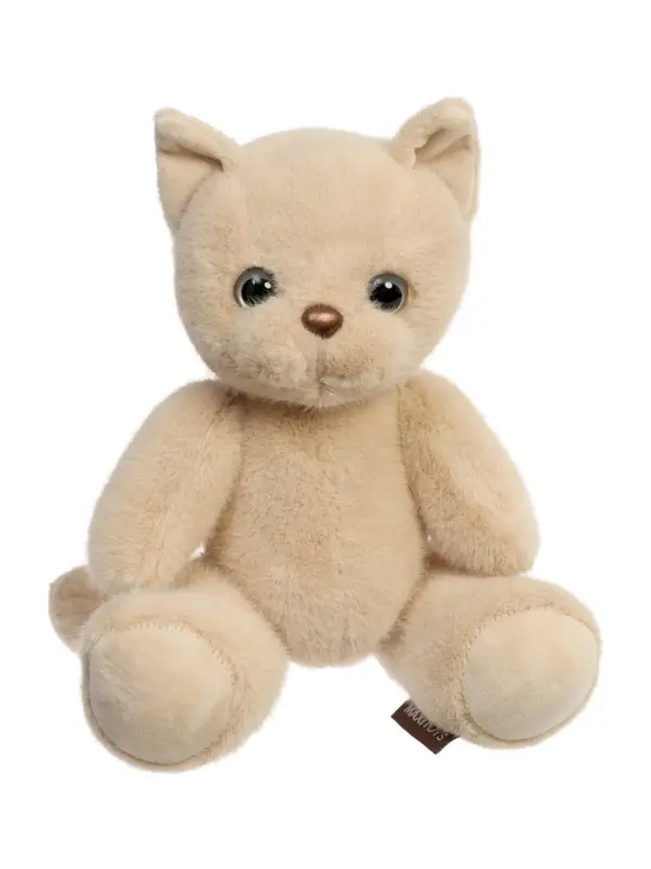 Мягкая игрушка "Котик", бежевый, 20 см MT-250403-20