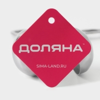 Форма для фрикаделек Доляна, 18&times;8&times;4,9 см, нержавеющая сталь, цвет серебристый