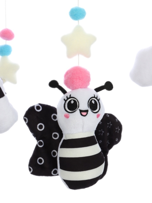 Крошка Я, мобиль "Веселая пчелка", звук, черный SL-07279B