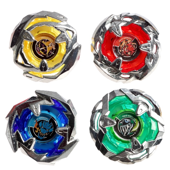 Набор боевых волчков &laquo;Gyro X&raquo;, 4 волчка, с запуском и ареной, цвет МИКС