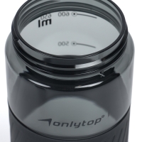 Бутылка для воды Onlytop, 650 мл, цвет черный