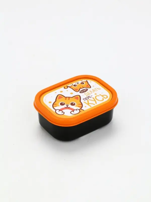 Ланч-бокс прямоугольный &laquo;ПереКУСЬ&raquo;, 150 мл