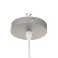 Светильник Ronald 1х40Вт Е27 пр-1м пыльно-серый 36х36х15см