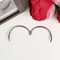 Кольцо для творчества (для фотоальбомов) "Серебро" набор 8 шт внутр. d= 5 см внешн. d=5,5 см