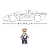 Конструктор гоночная машина Sluban Модельки, 264 детали, 6+