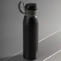 Бутылка для воды Billy Gym, матовая черная