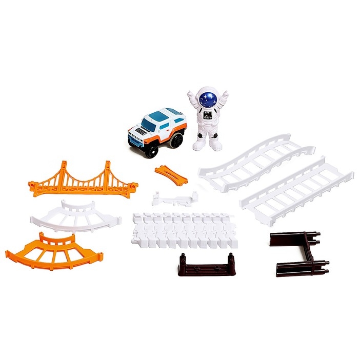 Автотрек &laquo;Космо-трек&raquo;, с машинкой, работает от батареек