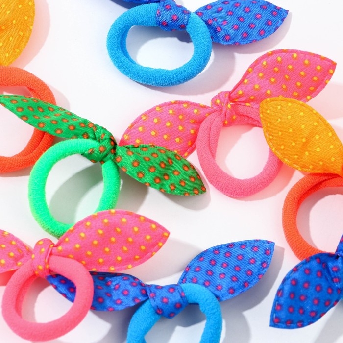 Резинки для волос на Хэллоуин &laquo;Деньги или жизнь&raquo;, 15 шт., МИКС.