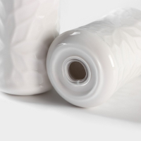 Набор фарфоровый для специй на бамбуковой подставке BellaTenero &laquo;Кракле&raquo;, 2 предмета: солонка, перечница, цвет белый