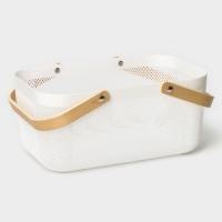 Корзина для хранения LaDо́m &laquo;Скандинавия&raquo;, 39&times;24,5&times;18 см, цвет белый