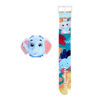 Часы-проектор &laquo;Слоник&raquo;, свет