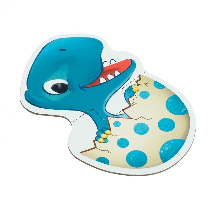 Макси-пазлы &laquo;Малыши-динозавры&raquo;, 5 пазлов, 10 деталей