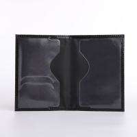 Обложка для паспорта, цвет чёрный