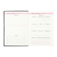 Ежедневник датир 2025г А6+ 176л ESCALADA ДЕВУШКА, мяг обл, иск кожа, тис ф, кр бл 70г/м2