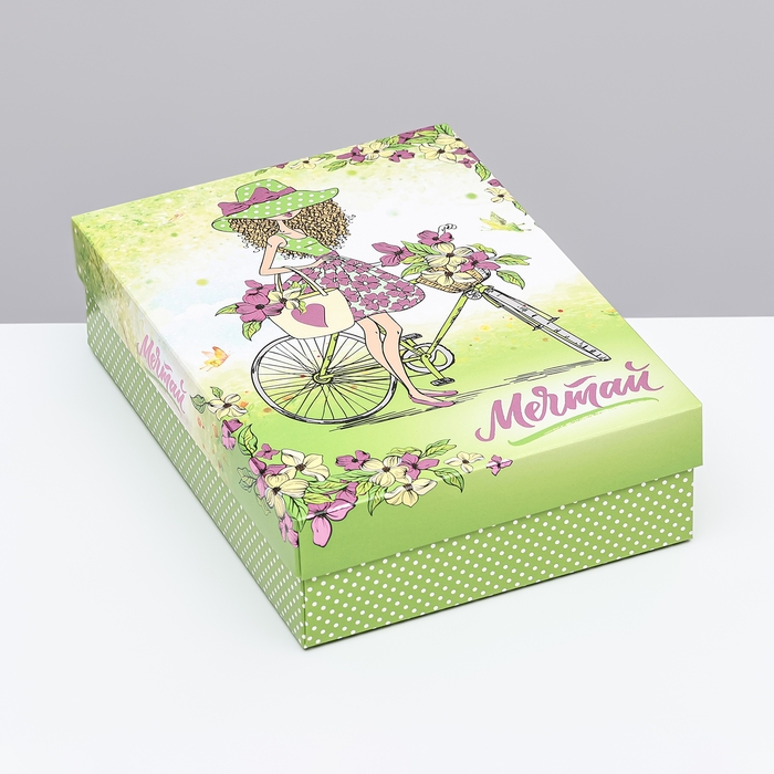 Подарочная коробка сборная "Мечтай", 21 х 15 х 5,7 см