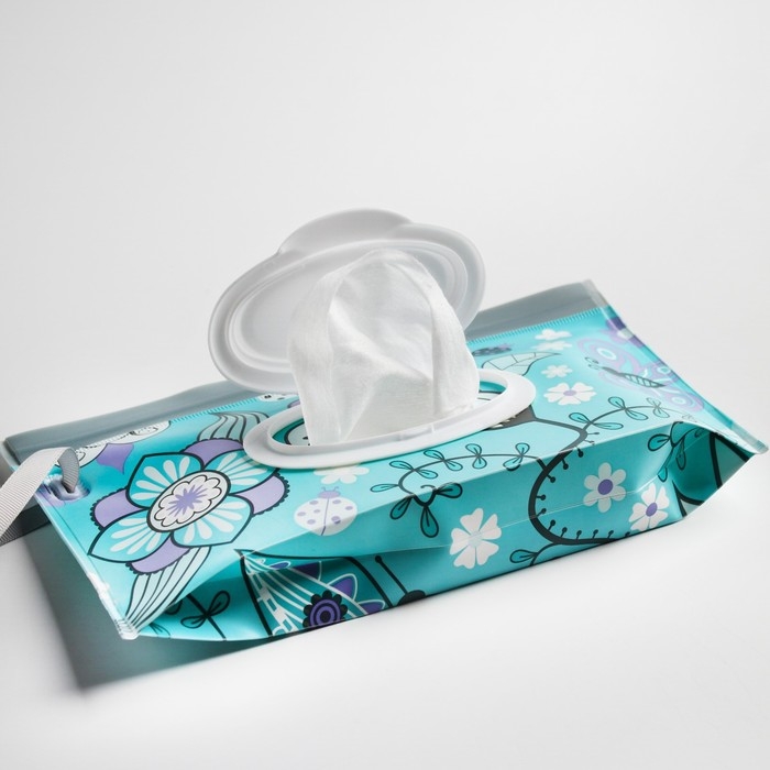 Контейнер для салфеток с петелькой &laquo;Абстракция&raquo;, цвет МИКС