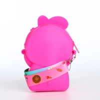 Сумка детская для девочки на молнии &laquo;Выбражулька&raquo;, pop it, цвет малиновый