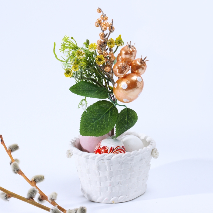 Пасхальный декор&raquo;Яйца оранжевого цвета&raquo; 7 &times; 14 &times; 25 см