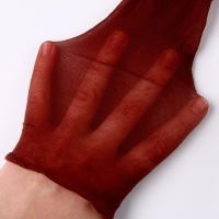 Капрон для кукол и цветов, набор 4 шт., размер 1 шт. &mdash; 45 &times; 6 см, цвет коричневый