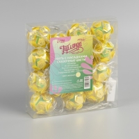 Гирлянда &laquo;Нить&raquo; 4.5 м с насадками &laquo;Цветочные шары&raquo;, IP20, прозрачная нить, 15 LED, свечение тёплое белое, 220 В