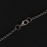 Кулон-амулет &laquo;Помпеи&raquo; скорпион, цвет чернёное серебро, 70 см