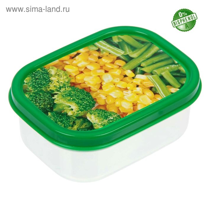 Ланч-бокс прямоугольный FoodVibes &laquo;Овощное ассорти&raquo;, 150 мл