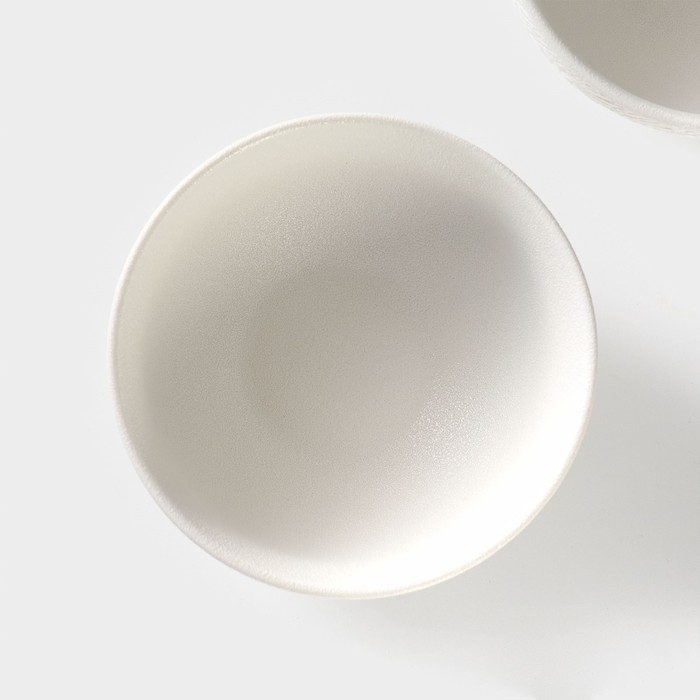 Набор салатников фарфоровых Magistro Lofty, 2 предмета: 600 мл, d=14 см, цвет белый