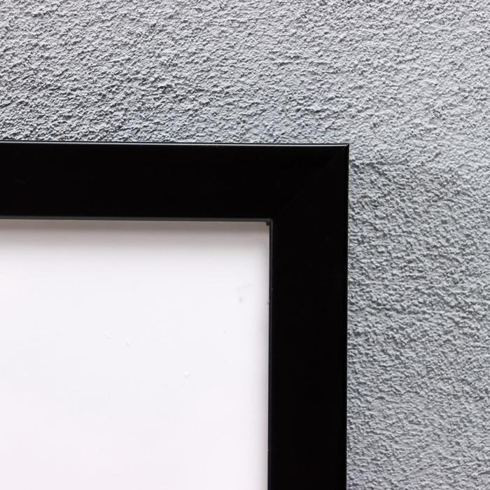 Фоторамка пластик "МИРАМ" 40х50 см, 641877-16, чёрный (пластиковый экран)