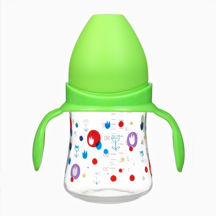 Бутылочка для кормления &Oslash;50мм ШГ, +0мес., 150мл, цвет зеленый