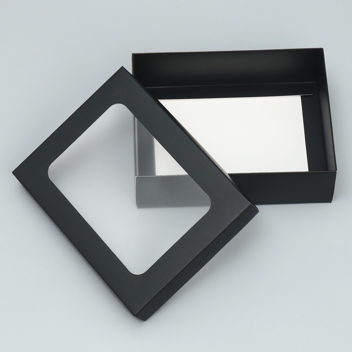 Коробка подарочная, упаковка, &laquo;Черная&raquo; 16.5 х 12.5 х 5 см